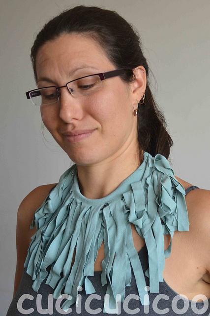 T-shirt and Buddhist Prayer Bead Necklace