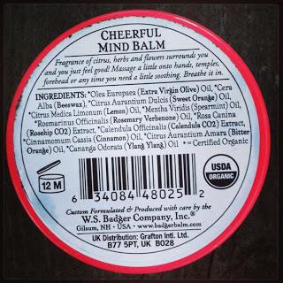 BADGER: Cheerful Mind Balm =)