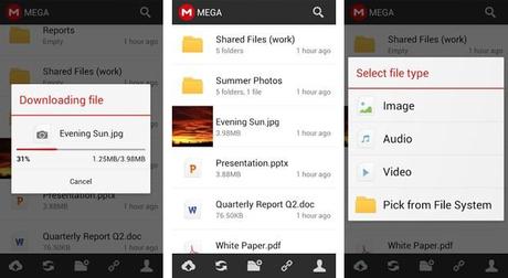 Mega - Android - App