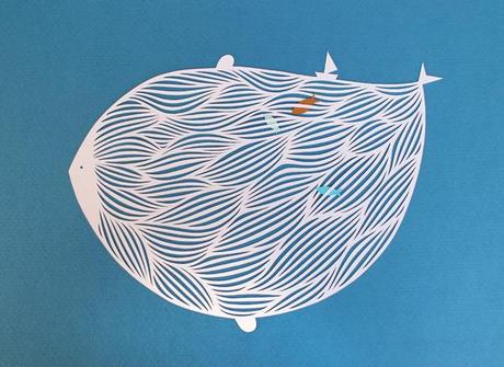 Onde Waves (papercut)