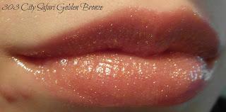 PUPA - City Safari Glossy Lips nelle colorazioni 205, 303 e 406 + swatches