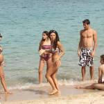 Peluso, Marchetti, Sorrentino e Tiribocchi in Costa Smeralda con le loro “wags”