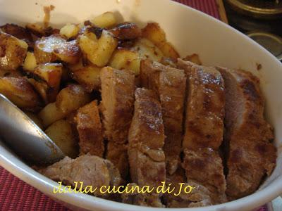 Tagliata di filetto di maiale alle spezie