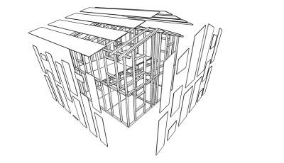 figura 01 400x230 Utilizzo del legno X LAM per costruzioni alte