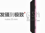 Nubia Mini: render mostra prima della presentazione