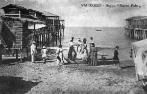 Viareggio - Bagno Marco Polo - Foto tratta da Nuova Viareggio Ieri - N.4 - Agosto 1992