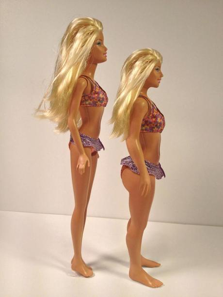 Barbie prima e dopo la cura