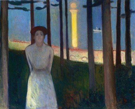 Edvard Munch, La voce, 1893, olio su tela, Oslo, Munch-Museet