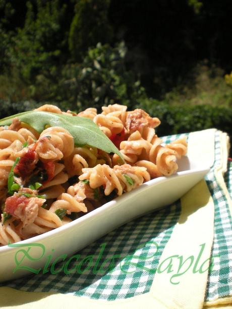 pasta di tummnia con tonno e rucola (9)b