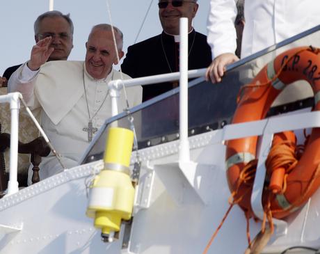 Papa Francesco a Lampedusa