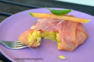 Risotto prosciutto crudo e melone