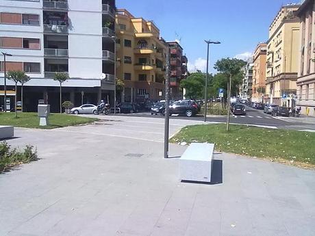 Piazza Bainsizza. Un angolino d'Europa. Ma a metà...