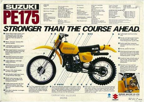 Vintage Brochures: Suzuki PE175 1978 (Usa)