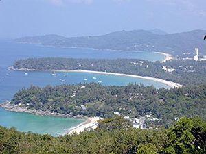 Phuket, Thailand shore. From south to north (c...