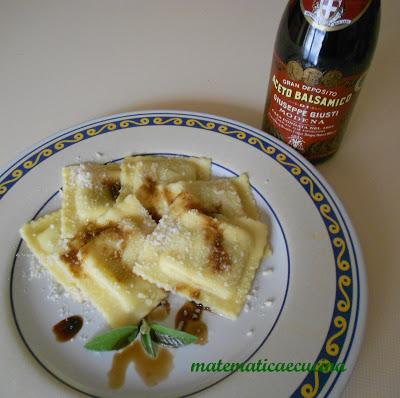 Ravioli al Burro e Aceto Balsamico