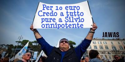 Il Pdl e il Papa. Il Pdl e il golpe. Il Pdl e le persecuzioni. È il Pdl, che volete,  statisti?