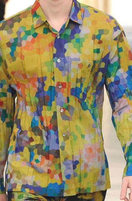 STAMPE E PATTERNS DALLE SFILATE DI PARIGI MODA UOMO S/S 2014 / 5