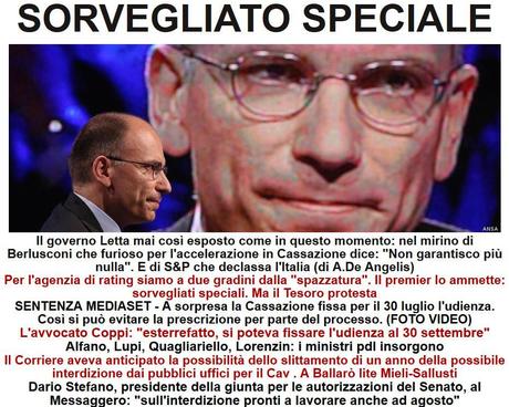 Il Paese sull'orlo di una crisi di nervi (e di governo). E Letta? Aspetta