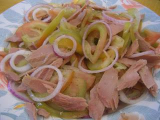 Insalata di tonno e pomodori