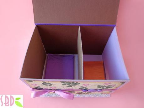 Scrapbooking: Scatola porta assorbenti - Panty holder box - Paperblog