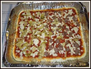 Pizza farcita con farina Farabella