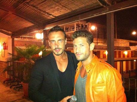 L'ORAGINIZZATORE FERDINANDO DE FALCO CON CIRO TORLO MISTER ITALIA 2011