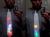 cravatta interattiva dedicata Tetris