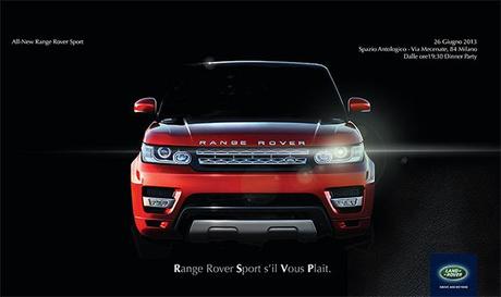 PRESENTAZIONE DELLA NUOVA RANGE ROVER SPORT A MILANO