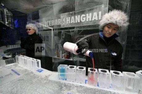 20130711 50392 ice bar1 A New York apre lIce bar contro il grande caldo [Le foto]