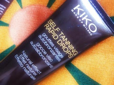 KIKO, Self tanning rapid drops [autoabbronzante]