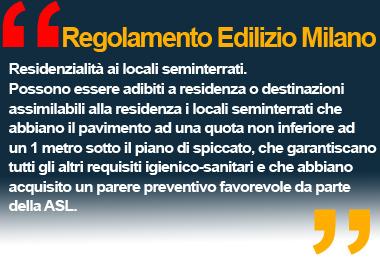 nuovo Regolamento Edilizio Milano