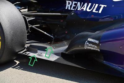 USATO UN NUOVO MATERIALE SUL FONDO DELLA RED BULL RB9