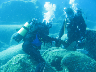 Reperti archeologici nei fondali delle Eolie.