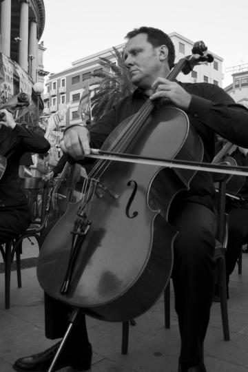 protesta orchestra sinfonica Teatro assimo - Palermo (5)