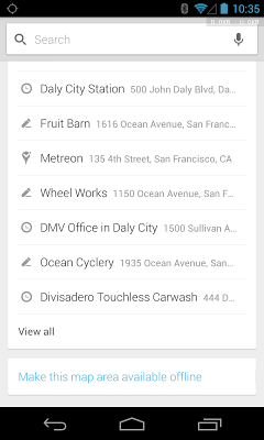 Google Maps col nuovo aggiornamento permette di salvare le mappe offline