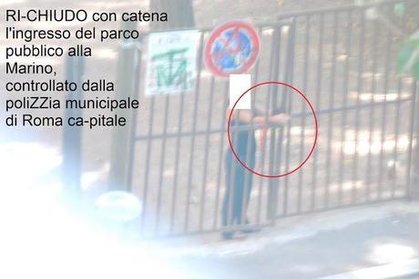 Un parco pubblico sequestrato da dei balordi dal 2006 e le responsabilità della Polizia Municipale. Lettere accorate da Roma Est