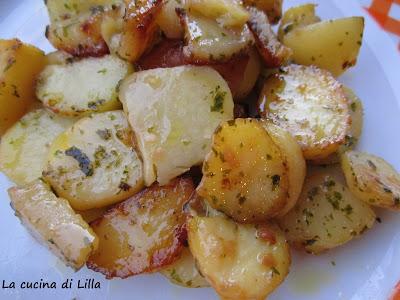 Contorni: Patate in verde