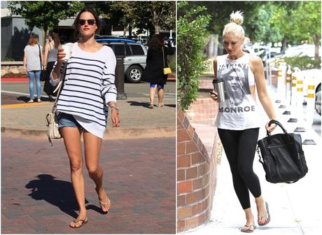 ALESSANDRA AMBROSIO e GWEN-STEFANI indossano Havaianas