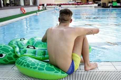 Swimming pool at the hotel