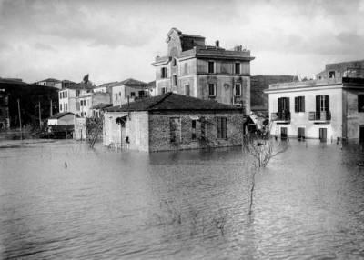 Adolfo Porry Pastorel, La piena del Tevere del 1932