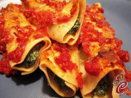Cannelloni ricotta e spinaci in lotta tra classicità e innovazione