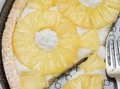 Crostata crema cocco ananas caramellata