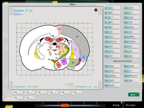 Neuropharmacology Atlas, cervello di topo 3D interattivo per iPad