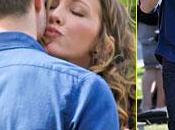 Stephen Amell Katie Cassidy baciano della seconda stagione Arrow
