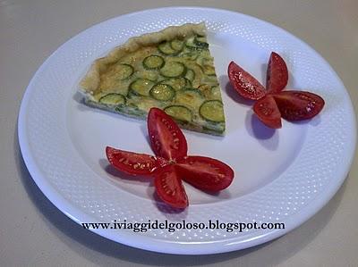 RICETTE ESTIVE ... TORTA SALATA DI ZUCCHINE ...