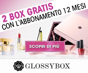 GLOSSYBOX, vendita cosmetici, vendita profumi, prodotti di bellezza, cosmetici on line, comoare trucci