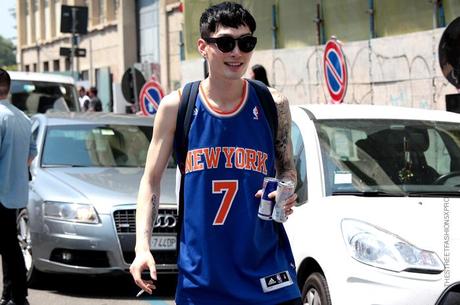 In the Street...Basketball t-shirt...for Vogue.it