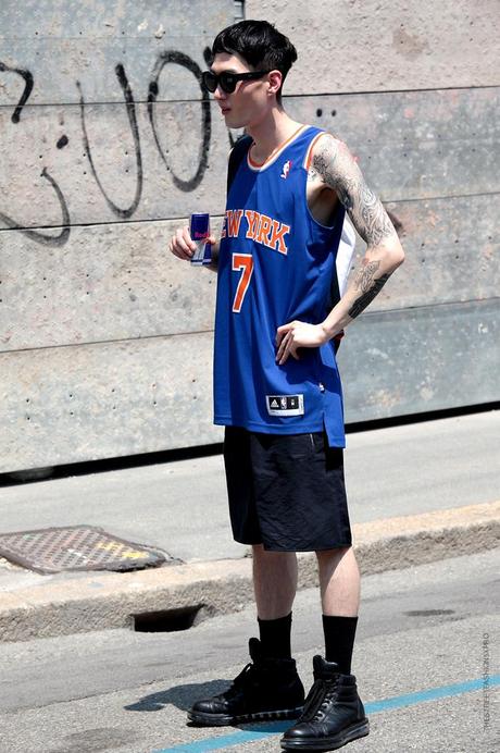 In the Street...Basketball t-shirt...for Vogue.it