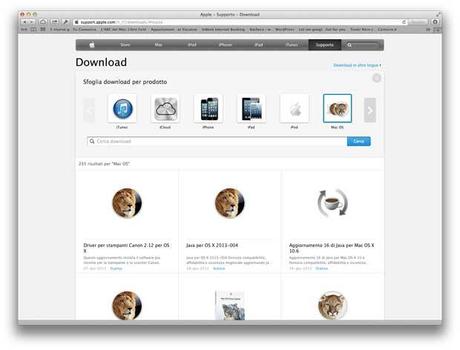 apple supporto luglio 2013