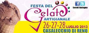 Festa del Gelato artigianale a Casalecchio Anteprima giovedì 18 luglio